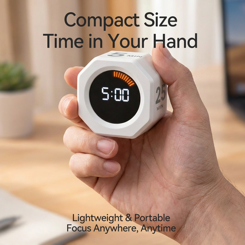 𝑮𝒓𝒂𝒗𝒊𝒕𝒚 𝑭𝒍𝒊𝒑 𝑻𝒊𝒎𝒆𝒓 – 𝑹𝒆𝒄𝒉𝒂𝒓𝒈𝒆𝒂𝒃𝒍𝒆 𝑷𝒓𝒐𝒅𝒖𝒄𝒕𝒊𝒗𝒊𝒕𝒚 𝑪𝒖𝒃𝒆 𝒘𝒊𝒕𝒉 𝑷𝒓𝒆𝒔𝒆𝒕 𝑪𝒐𝒖𝒏𝒕𝒅𝒐𝒘𝒏 𝒇𝒐𝒓 𝑺𝒕𝒖𝒅𝒚, 𝑾𝒐𝒓𝒌 & 𝑭𝒐𝒄𝒖𝒔